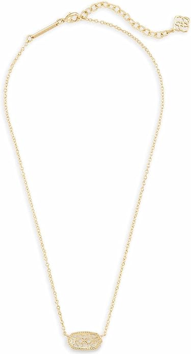 Kendra Scott Elisa Pendant Necklace for Women, Fashion Jewelry, 14k Gold-Plated