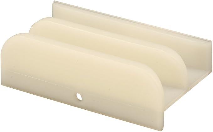 Prime-Line M 6219 Sliding Shower Door Bottom Guide, 1/2 In. Channels, Plastic by Prime-Line