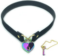 Succuba Padlock Collar Necklace Lolita Collar Cat Kitty Velvet Necklace