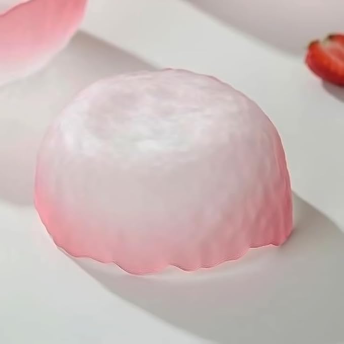 Glass Bowl for Salad Candy Fruit Serving, Decorative Bowl, Dish-Pink 6.5" | - Image 6