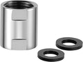 OFFO Shower Pipe Fitting, Brass Converter Adapter, G1/2 x G1/2 in Female Thread by OFFO
