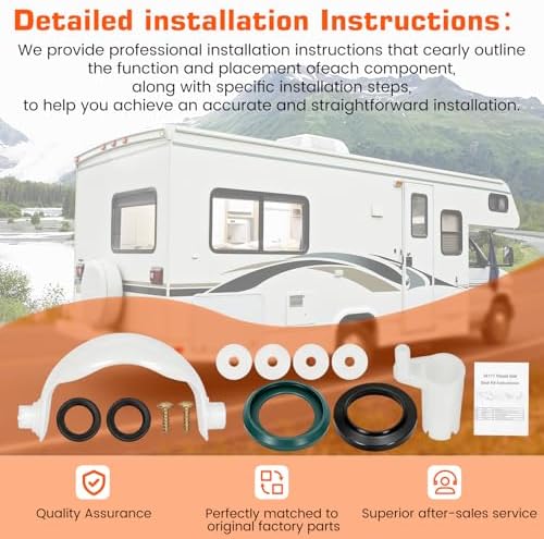 34117 Waste Ball Kit Partial Replacement 34120 42048 42209, RV Toilet Parts - Image 7