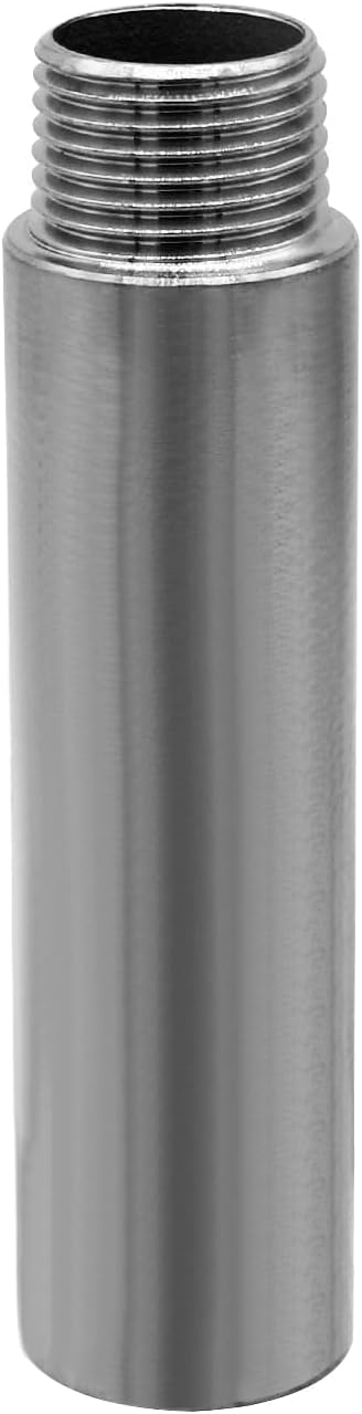 Stainless Steel Pipe Fitting 1/4" NPT Male x 1/4" NPT Female Thread Nipple Cast - Image 2
