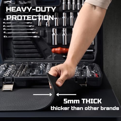 ONREVA Workbench Mat 36X72 Inches, EVA Rubber Work Mat, Protect Your Work Bench - Image 4