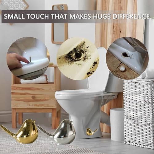 Ceramic Bird Toilet Bolt Covers Decorative Toilet Bolt Caps, Toilet Screw Cover - Image 2