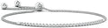 Angara Diamond Tennis Bolo Bracelet in 14K Solid Gold | Natural Diamond Adjustable Chain Bracelet for Women | April Birthstone Jewelry Gift For Women