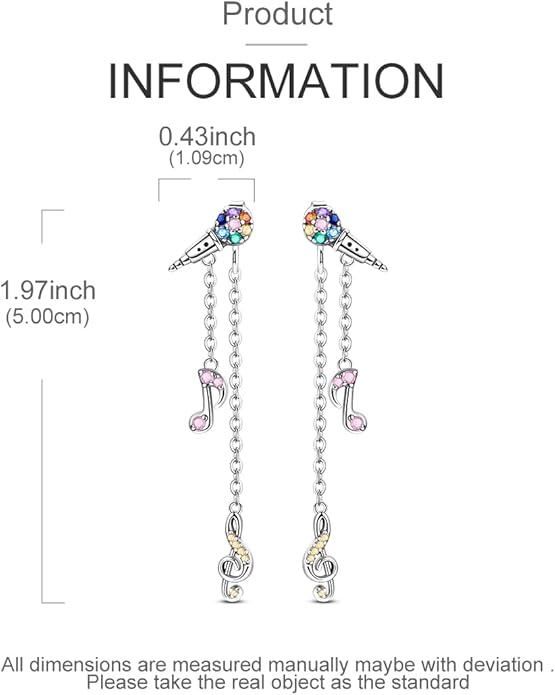 LAZA 925 Sterling Silver Hoop Earrings for Women, Hypoallergenic Huggie Butterfly Dangle Drop Earrings Colorful Flower Earrings Jewelry Gifts