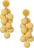 Acrylic ball Beads Dangle Earrings for Women,Colorful Statement Earring Cute Candy Colored Drop Dangle Geometric Jewelry Earrings For Gift Party