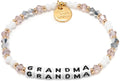 Little Words Project Mother's Day Gifts, The Original Word Bracelet, Made with Colorful Beads and Plated Brass Hardware, Handcrafted Design & Positive Message