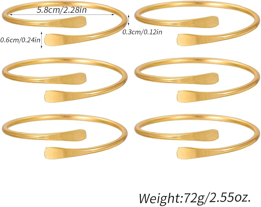 16Pcs Gold Bangle Bracelets for Women - Multi Layer Stackable Textured Bracelets Boho Jewelrys Set.