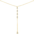 Necklace for Women, Dainty Long 14K Gold Y-Shaped Necklace Jewelry Trendy Beaded Layered Chain Drop Necklaces Jewelry Women Gifts
