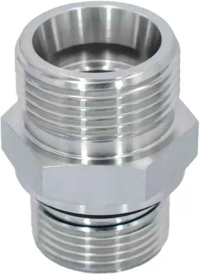 Transition joint male thread 1/8 1/4 3/8 1/2 3/4 1" to metric thread male by Unknown