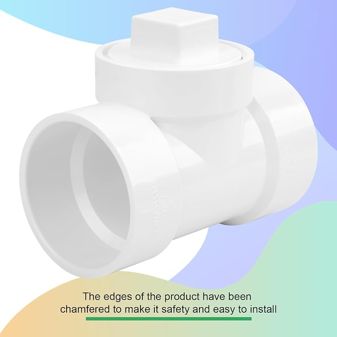 3IN PVC DWV Cleanout Tee with Plug Pipe Fitting SCH40 3IN DWV PVC Sewer - Image 5