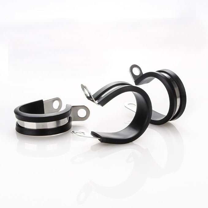 LOKMAN 20 Pack 5/16 Inch Stainless Steel Cable Clamp, Rubber Cushioned - Image 6