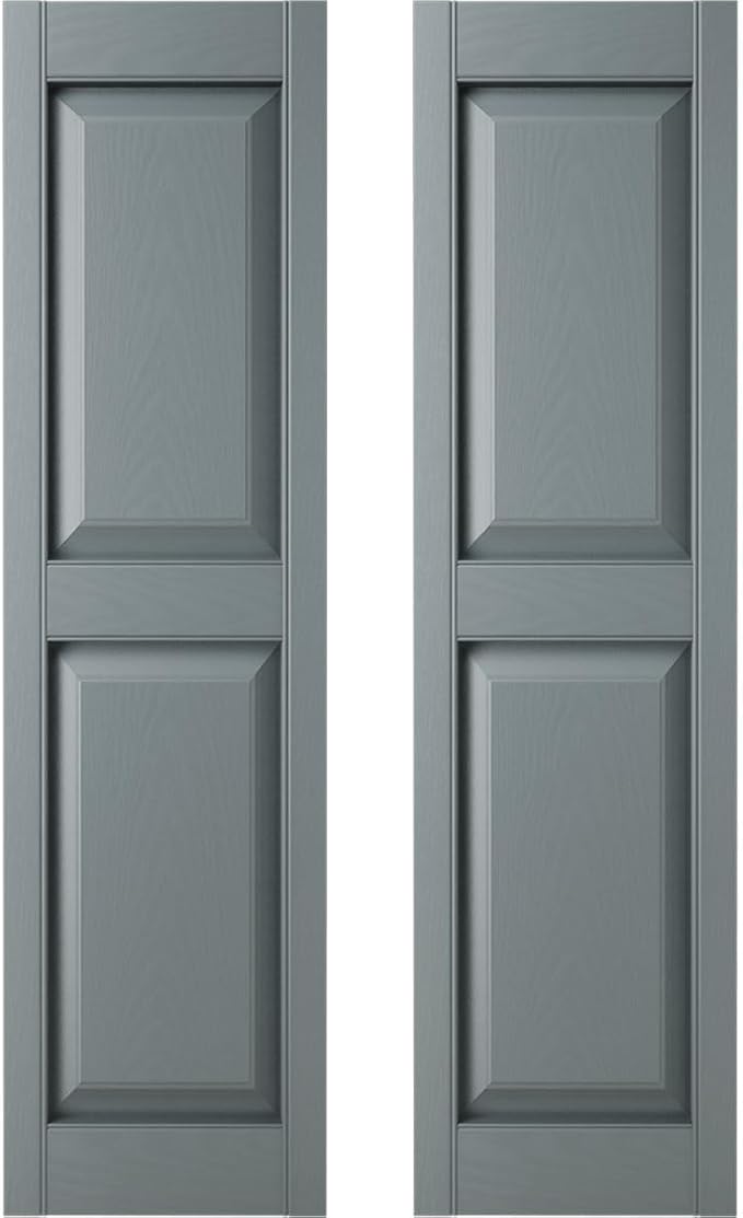 14.75 in. W x 51 in. H Builders Edge, Standard Two Equal Panels, Raised Panel by Builders+Edge
