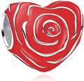 Family Mom Heart Charms 925 Sterling Silver Bead for Bracelets and Necklaces For Women Jewelry Present