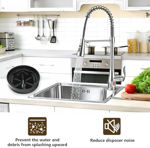 Garbage Disposal Flange Kit 5 Piece, 3-1/2 Inch Sink Stopper Set, Polished - Image 4