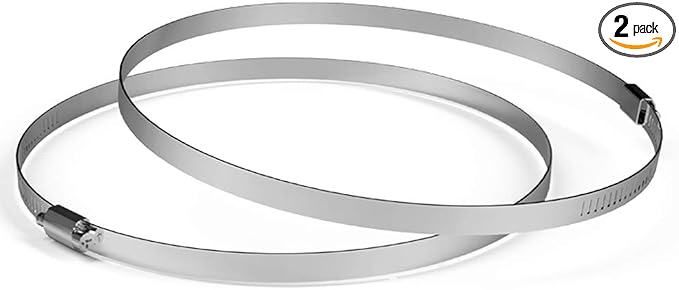 AC Infinity Stainless Steel Duct Clamps, Ventilation by ACInfinity
