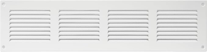 16 x 4 Inch White Galvanized Steel Return Air Register Vent Cover, AC Vent Cover - Image 6