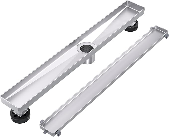 EXF Linear Shower Drain 36 Inch Brushed Nickel by EXF