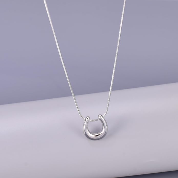 Snake Butterfly Necklace for Women Y2k Irregular Round Bead Pendant Women's Jewelry