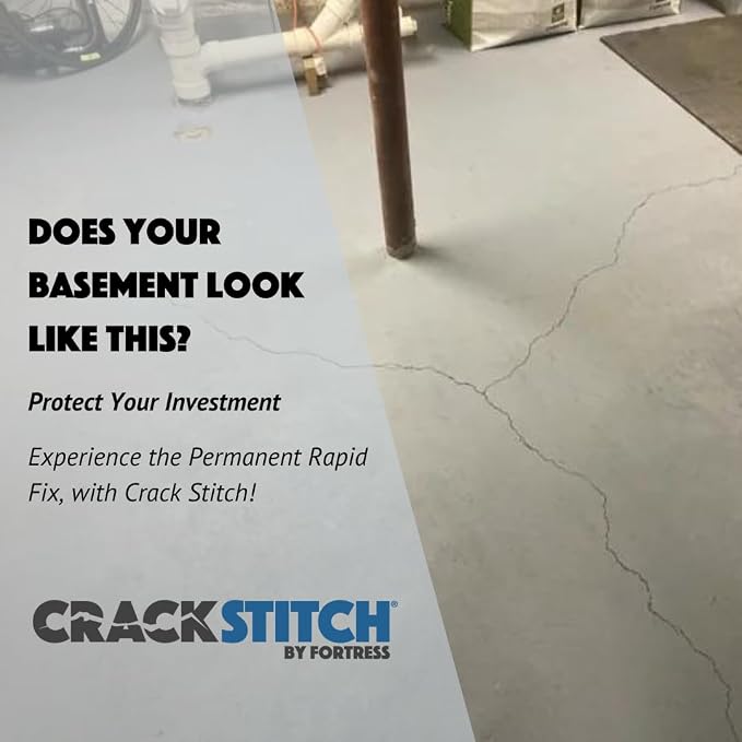 CrackStitch 15pk Concrete Crack Repair Kit|DIY Foundation Crack Repair|Basements - Image 7
