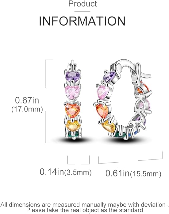 Parmuz 925 Sterling Silver Huggie Hoop Earrings Butterfly Posts Thick Chunky Hoops for Women Small Tiny cuff Cubic Zirconia Snake Heart Earring