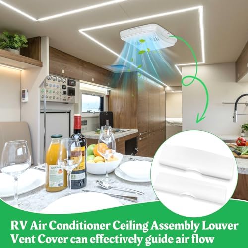 3315333.001 RV Air Conditioner Ceiling Louver Vent Cover Assembly SVC Vent - Image 3