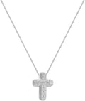 OGD Bubble Cross Necklace for Women 14k Gold Plated Cross Necklace Stackable Dainty Gold Necklace Mariner Chain Necklace CZ Cross Pendant Necklaces Set Simple Jewelry Gift