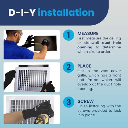 20" x 8" Duct Hole Adjustable Vent Cover - Image 5