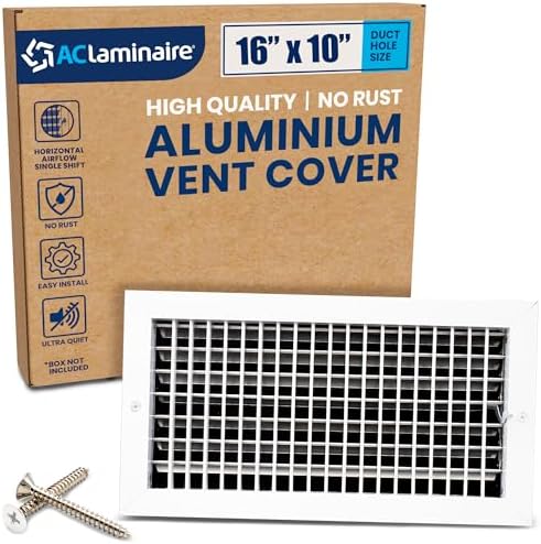 16 x 10 Duct Hole Adjustable Vent Cover by ACLAMINAIRE