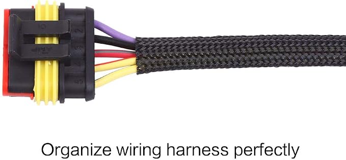 Keco 100ft – 1 inch PET Expandable Braided Cable Sleeve – Wire Sleeving - Image 3