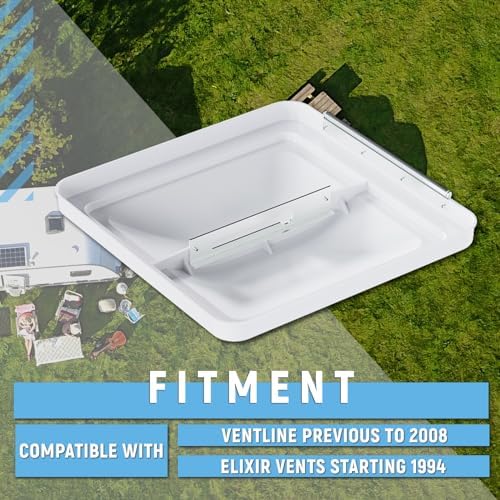 HECASA 14" RV Camper Roof Vent Cover Compatible - Image 5