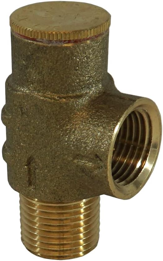 PRVNL50100 1/2" Lead-Free Brass Pressure Relief Valve, 100 PSI Adjustable by MerrillManufacturing