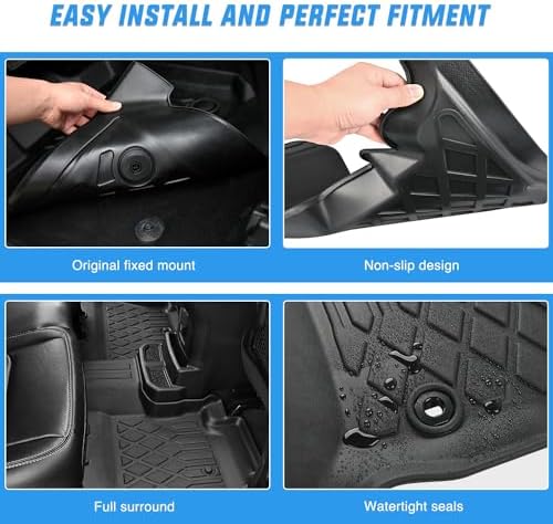 Nilight TPE Floor Mats for Ford Fusion Lincoln MKZ 2017 2018 2019 2020 - Image 4