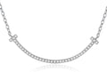 Lab Grown Diamond Necklace, Solid 925 Sterling Silver with Round Cut, Fine Jewelry for Women Anniversary Birthday Valentine’s Day Gifts