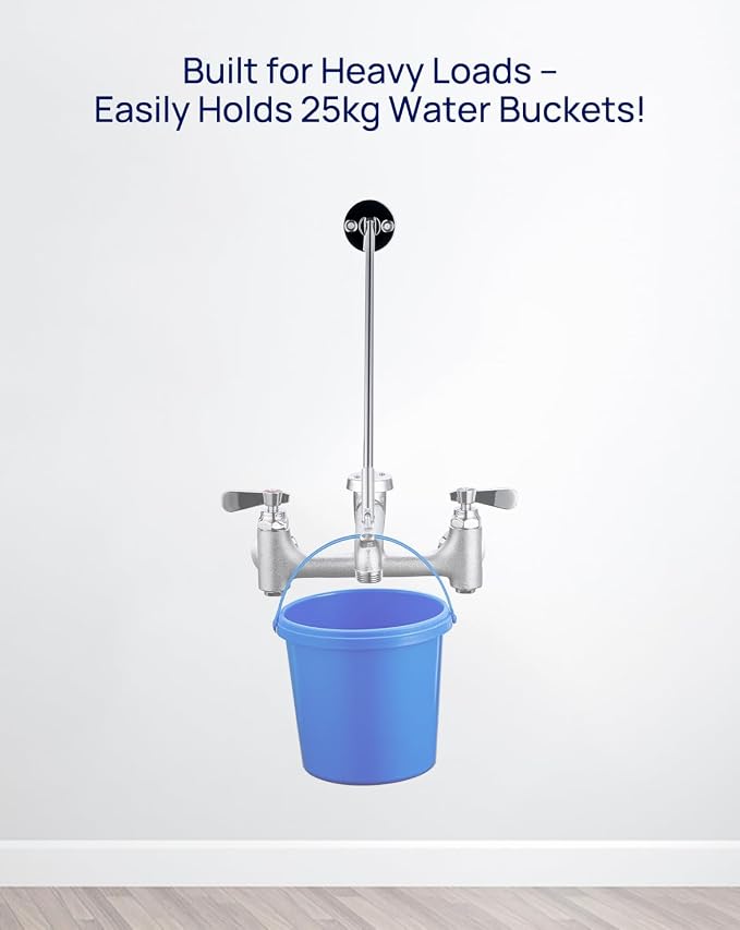 Commercial Mop Sink Faucet Installation Wall Bracket Repalcement - Image 5