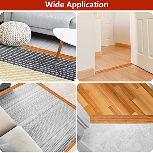 10Ft Floor Transition Strip Self Adhesive Carpet to Tile Floor Edging Trim PVC - Image 6