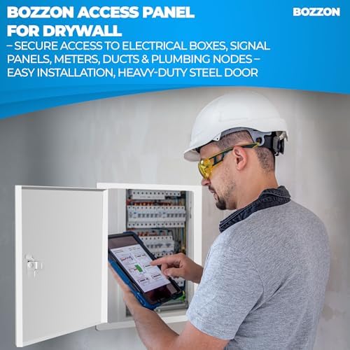 BOZZON Access Panel for Drywall 8 x 8 inch – Metal Door - Image 7