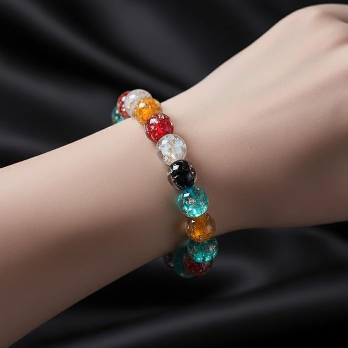 Handmade Glow-in-the-Dark Beaded Bracelet, Luminous Wrist Accessory, Fashion Bracelet for Women, Ideal Gift for Night Events, Parties & Birthdays