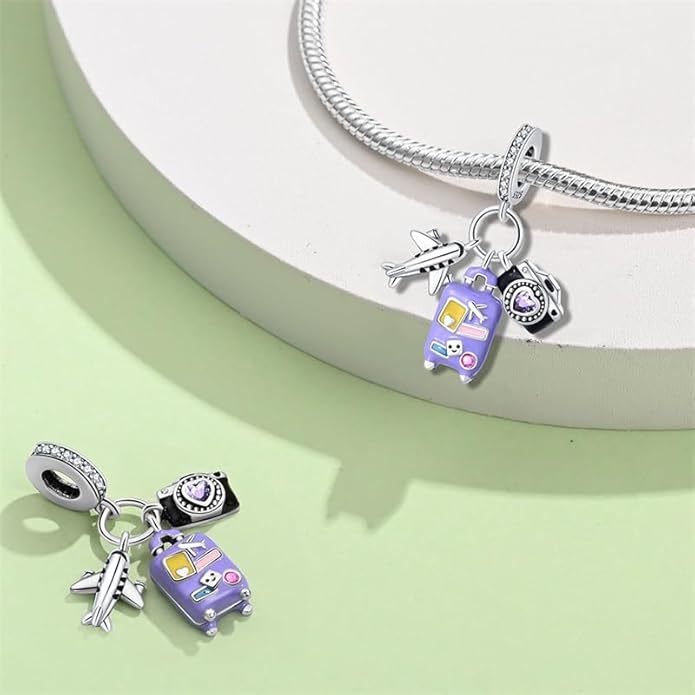 925 sterling silver bracelet necklace pendant, women's jewelry, a charming pendant suitable for matching the original bracelet, perfect for parties, birthdays, and as a jewelry gift