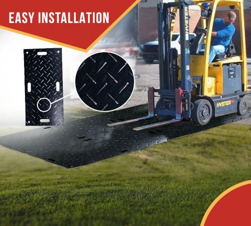 Mytee Products 2' x 4' Ground Protection Mats Kit w/ 10 Pcs Single Connectors - Image 6