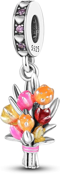 MULA 925 Sterling Silver Charms for Bracelets and Necklaces Family Letters Dangle Pendants Airplane Travel Beads Family Tree Jewelry Charms for Women
