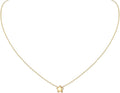 ChicSilver Personalized 925 Sterling Silver Dainty Small Heart/Star/Moon/Dot/Triangle Pendant Necklace for Women, Silver/Gold/Rose Gold/Black (with Gift Box)