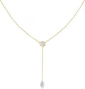 Gold Necklace for Women, Dainty Gold Long Necklaces 14k Gold Plated Prom Lariat Necklace Cute Choker Necklaces for Women Trendy Stuff Fashion Costume Gold Accessories Christmas Jewelry Gifts
