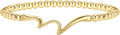Gold Bracelets for Women 14K Gold Plated Bead Bracelet Hypoallergenic Stretch Bracelets for Women Elastic Bracelet Trendy Teen Gift Dainty Jewelry for Women