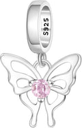 Cute Panda Animal 925 Sterling Silver Charms for Bracelets and Necklace Dangle Pendants Butterfly Elephant Dog Bead Jewelry Present for Women Family Friends