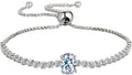 14K Gold Adjustable Diamond Bracelet for Women | Round/Oval/Princess Cut D-Color VVS1 | Ideal Gift for Birthdays & Special Events