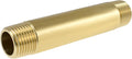 SDTC Tech Brass Pipe Fitting Long Nipple 1/2 NPT Male x 1/2 NPT Male Thread | by SDTCTech