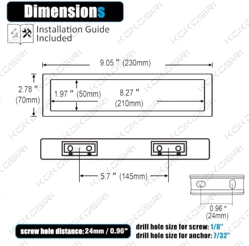 KOKOSIRI Towel Ring Brushed Nickel Hand Towel Hanger Holder 9-Inch Kitchen Rack - Image 2